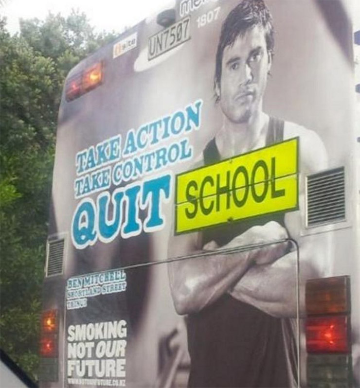 Quit School Billboard