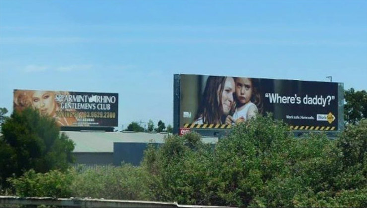 Where's Daddy? Billboard