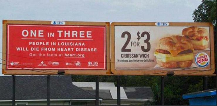 One in Three - 2 for $3 Billboard